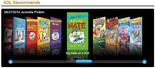 KDL Top Ten Juvenile Fiction 06-27-2014