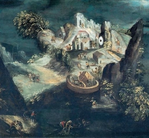 Matthäus Merian, Anthropomorphic Landscape, first half of the 17th century.