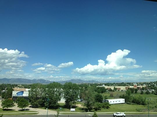 View from the hotel in Denver