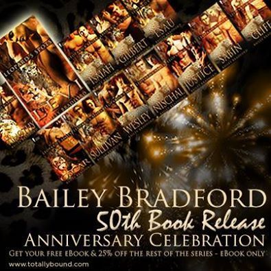 Isn't it pretty? Don't forget to celebrate with us! Now after posting this, I have to go to San Antonio and pick up Mike & Elijah. Seems that Mike swerved to avoid being hit and busted two tires. At least him & Elijah are okay. And I hope y'all have a wonderful Friday! https://www.totallybound.com/series/leopards-spots?ac=Bailey50&amp;ab=1551