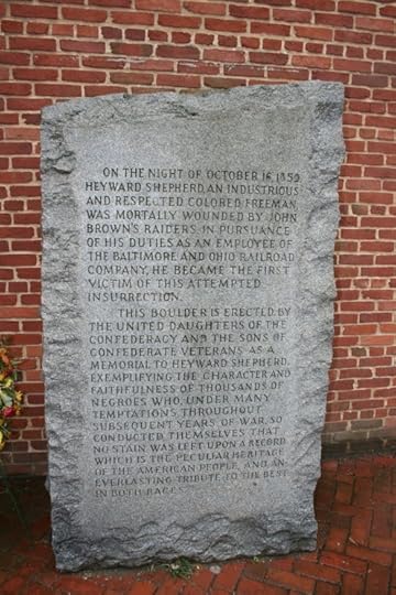 Harpers Ferry monument to Heyward Shepherd