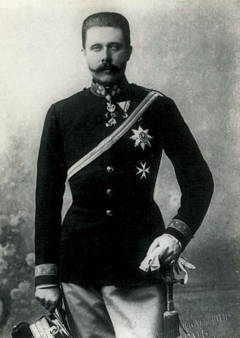 English: Archduke Franz Ferdinand of Austria w...
