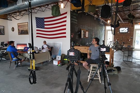 Filming at GORUCK HQ
