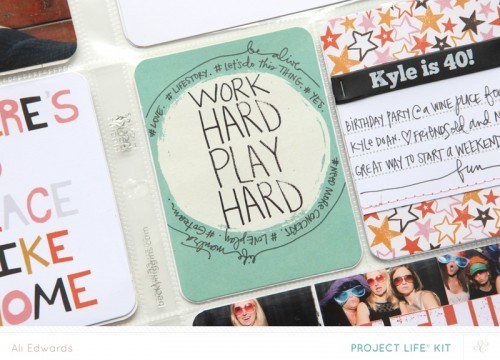Ali Edwards for Studio Calico | Tips For Adding More Words & Cutting Up PL Cards