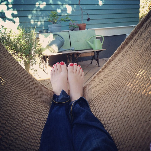 Current view. A moment of relaxation.