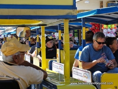 tram car ride at Wildwood Boardwalk in North Wildwood, New Jersey