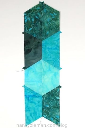 Nancy Zieman how to sew easy Hexagon quilts without Y-seams