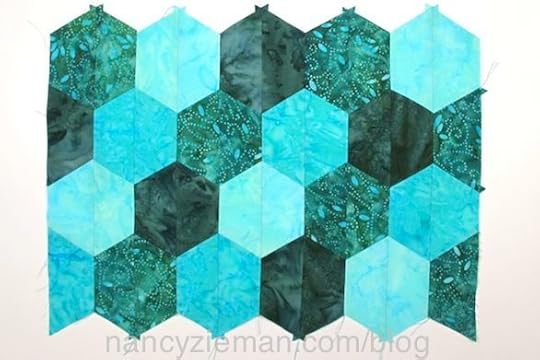 Nancy Zieman how to sew easy Hexagon quilts without Y-seams