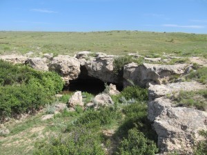 Punished Woman's Fork, site of one of the last battles between the Cheyenne and the U.S. Cavalry. The women and children hid in this cave.