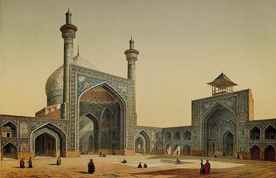Masjid Shah, view of the courtyard by Pascal Coste.jpg