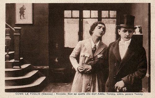 Maria Jacobini and Alberto Collo in Come le foglie