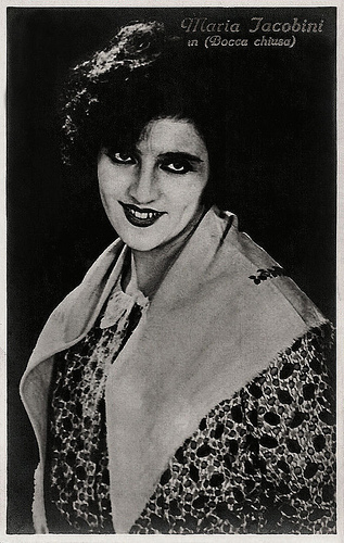 Maria Jacobini in La bocca chiusa