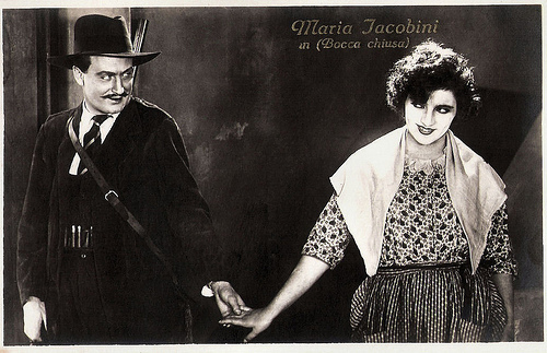 Maria Jacobini in La bocca chiusa