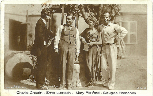 Charlie Chaplin, Ernst Lubitsch, Mary Pickford, Douglas Fairbanks