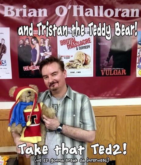 Tristan the Teddy Bear Meets Brian O'Halloran