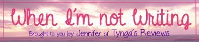 When I'm Not Writing Banner