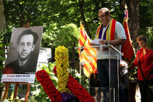 Joan Molet thanking the city of Paris