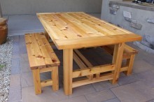 Not So Rustic table