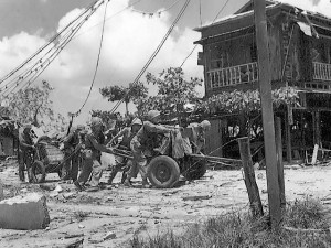 US Marines in Garapan, Saipan, 2 Jul 1944 (US Marine Corps)