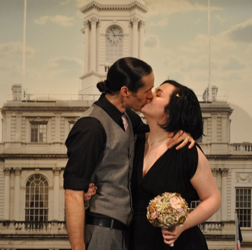 married kisses