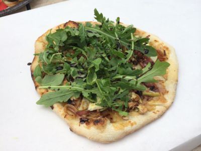 Apple, bacon, walnut, cheese and arugula (aka The Coopergula!)