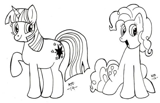 My Little Pony - Twilight Sparkle & Pinkie Pie