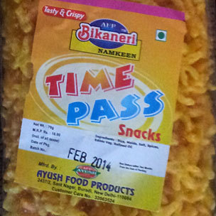 Packet of Timepass snacks