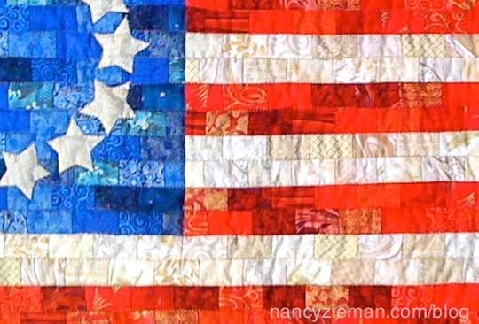 American Flag quilt pattern by Stephanie Kepecs Joanne Perlmutter