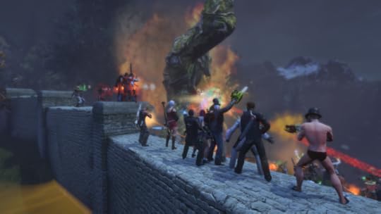 Players defend Harbaburesti during the Guardians of Gaia event in The Secret World