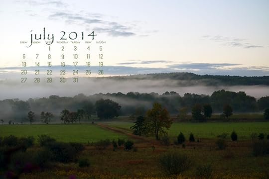 July 2014 Desktop Calendar at lifeyourway.net