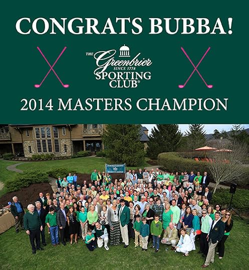 Bubba right at home at Greenbrier