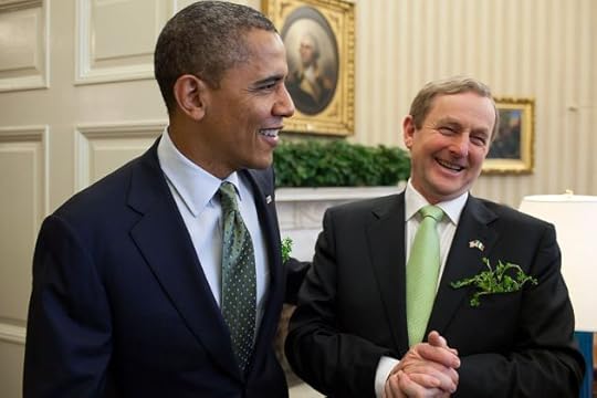 An Taoiseach Enda Kenny with President Barack Obama in The White House (Wikipedia)