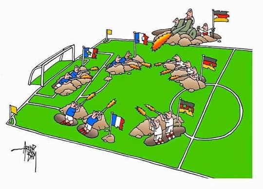 França, Alemanha, Cartoon, Futebol, Fifa World Cup Brazil 2014