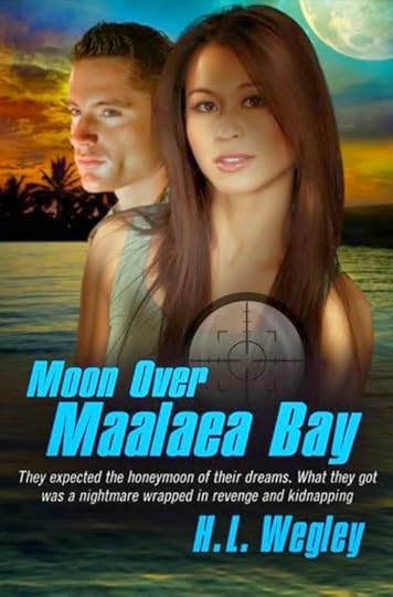 Moon over Maalaea Bay