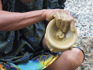Handmade pottery...no wheel involved.
