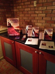 Book display at Sons of Norway District Five Conference in Delavan