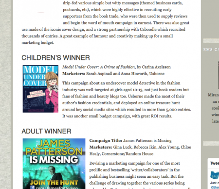 BMS award screen shot 2