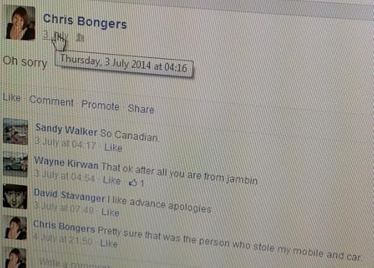 fb sorry