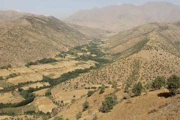 Life-size human statues and the remains of an ancient temple dating back some 2,500 years