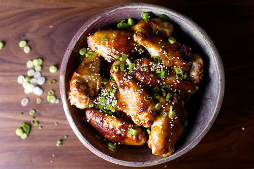 sticky sesame wings