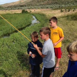 Kids and fish go together like eggs and bacon!