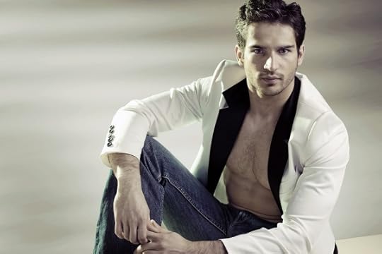 Handsome man posing