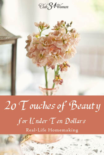 20 Touches of Beauty for Under Ten Dollars