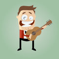 funny-guitar-player-illustration-30920326