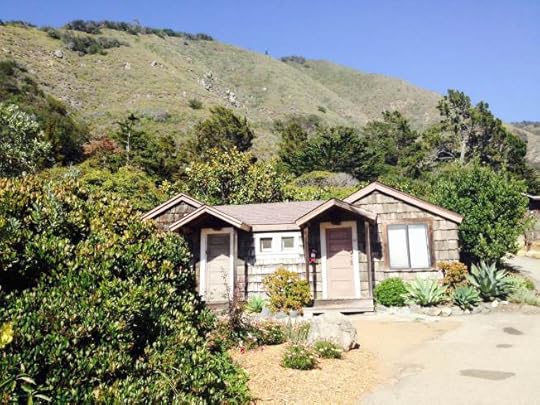 The cabins where the writers stayed for the week