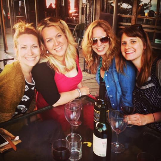 Erin, Cheryl, me, Kristin. Celebrating our last night!