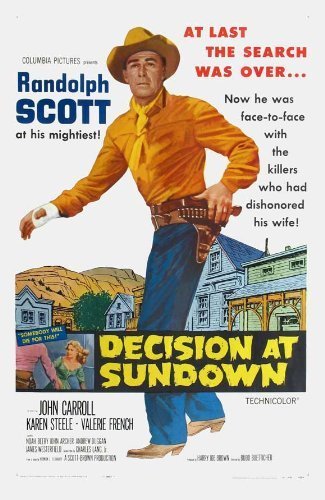 Decision At Sundown 11x17 Movie Poster (1957)