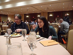 Jeremy and Chloe at lunch