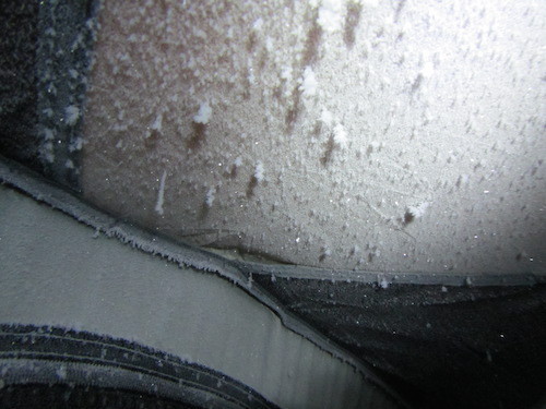 Waking up inside the tent