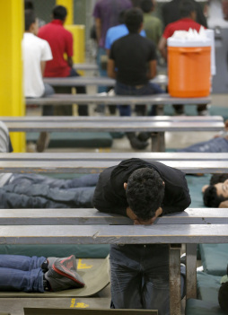 Familes and Children Held In U.S. Customs and Border Protection Processing Facility